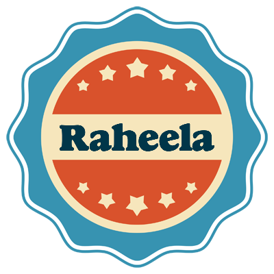 Raheela labels logo