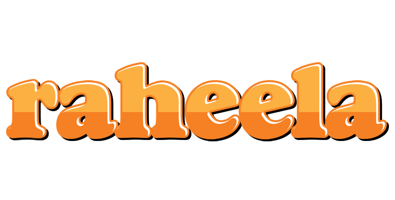 Raheela orange logo