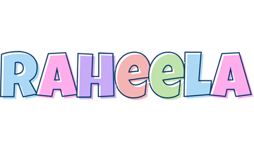 Raheela pastel logo