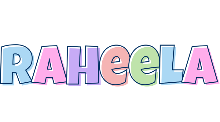 Raheela pastel logo