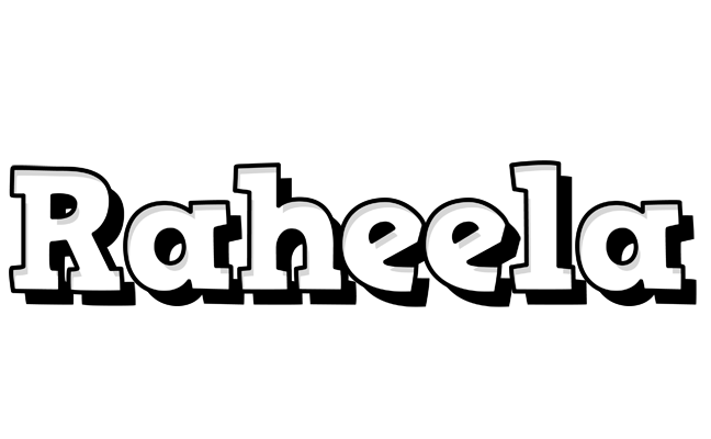 Raheela snowing logo
