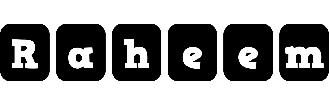 Raheem box logo