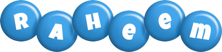 Raheem candy-blue logo