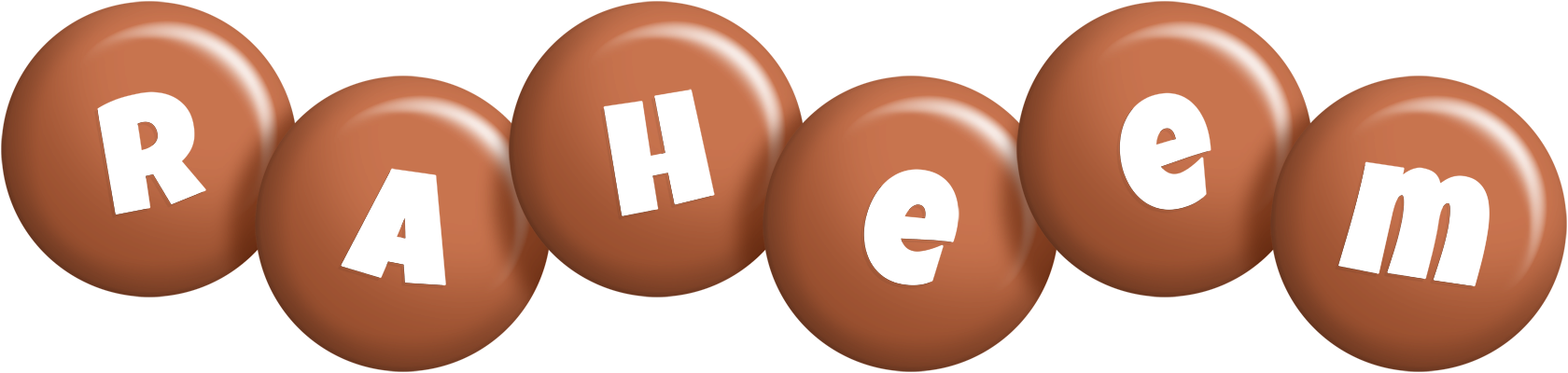 Raheem candy-brown logo