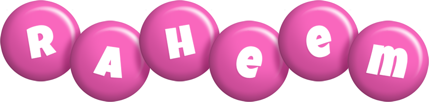 Raheem candy-pink logo