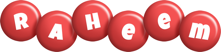 Raheem candy-red logo