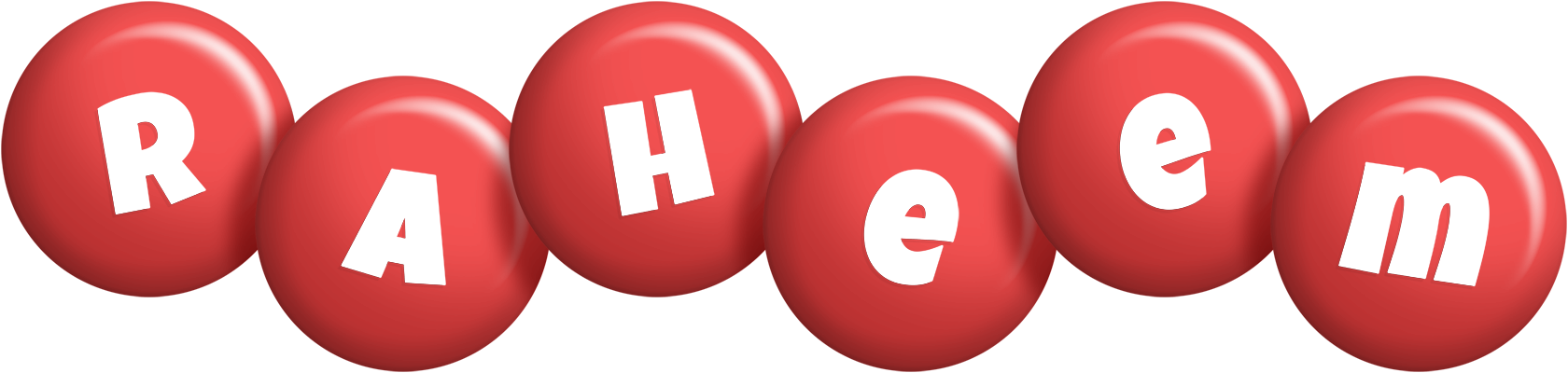 Raheem candy-red logo