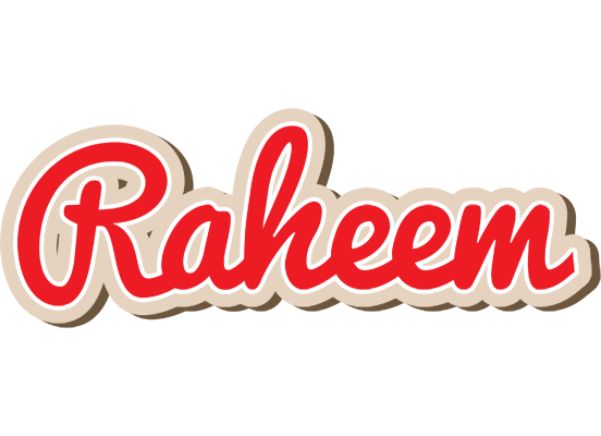 Raheem chocolate logo
