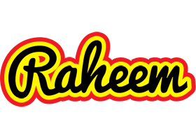 Raheem flaming logo