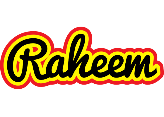 Raheem flaming logo