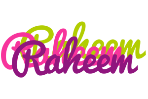 Raheem flowers logo