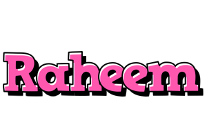 Raheem girlish logo