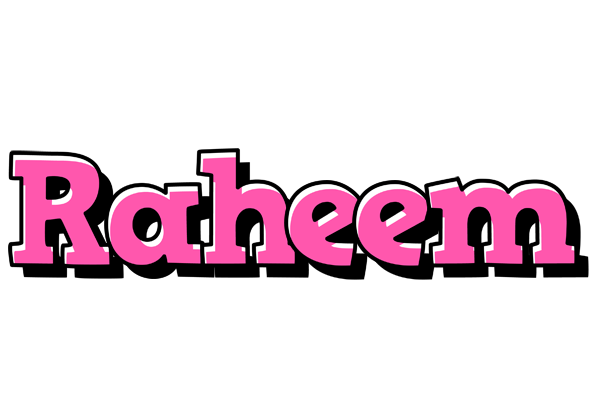 Raheem girlish logo