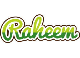 Raheem golfing logo