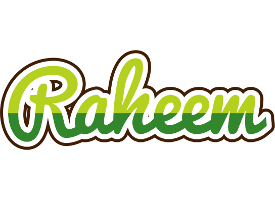Raheem golfing logo