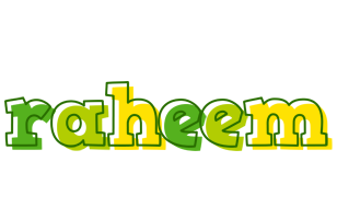 Raheem juice logo