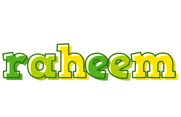 Raheem juice logo
