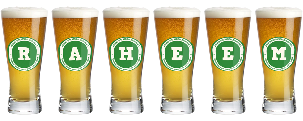 Raheem lager logo