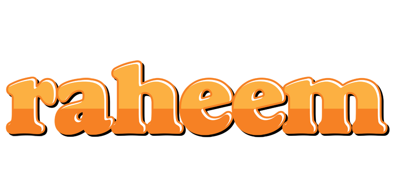 Raheem orange logo