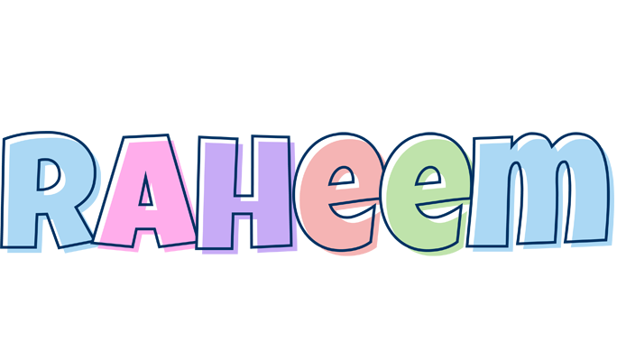 Raheem pastel logo