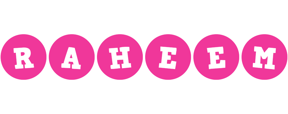 Raheem poker logo