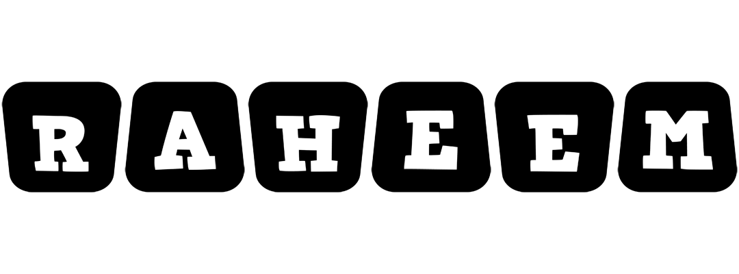 Raheem racing logo