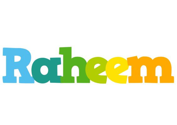 Raheem rainbows logo