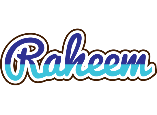 Raheem raining logo