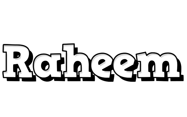 Raheem snowing logo
