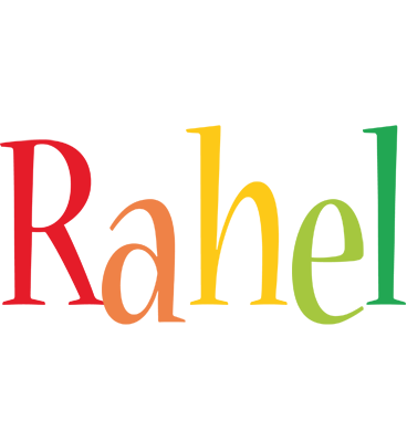 Rahel birthday logo