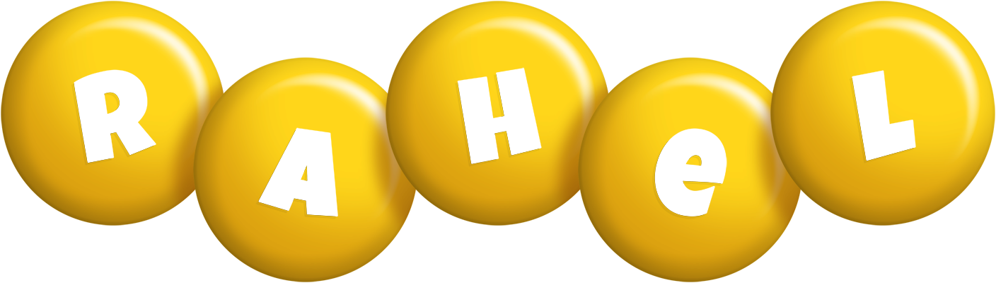 Rahel candy-yellow logo