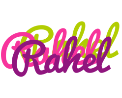 Rahel flowers logo