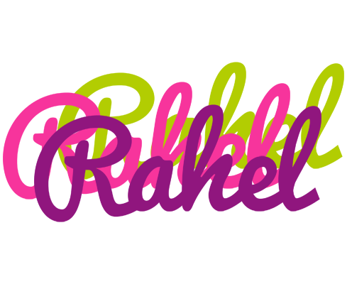 Rahel flowers logo