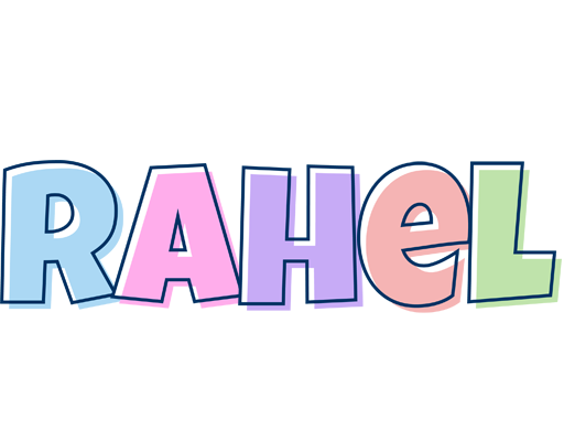 Rahel pastel logo