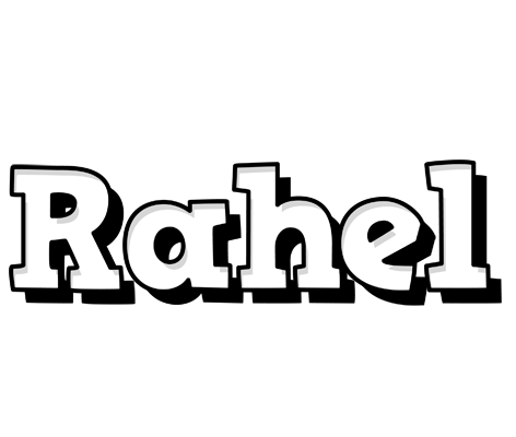 Rahel snowing logo