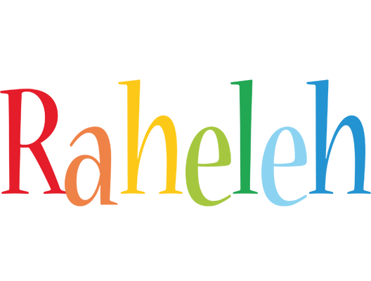 Raheleh birthday logo
