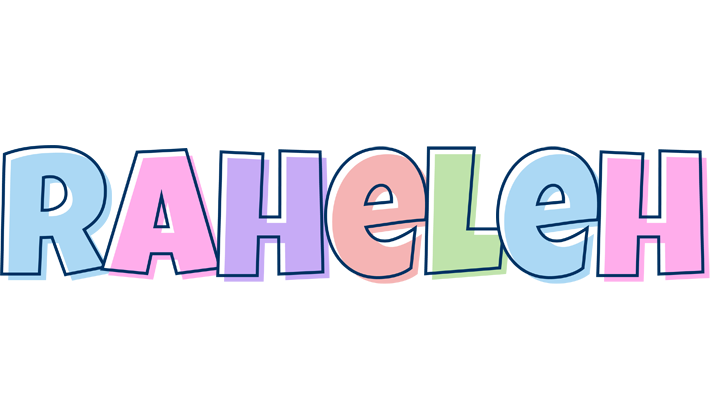 Raheleh pastel logo
