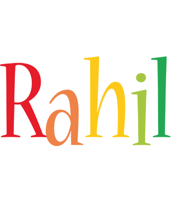 Rahil birthday logo