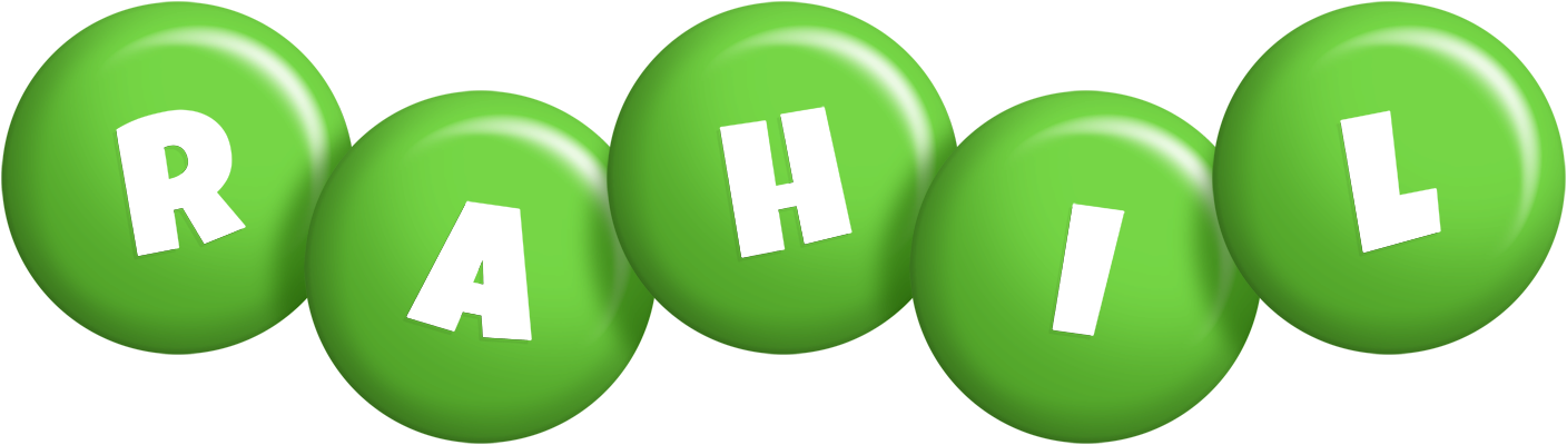 Rahil candy-green logo
