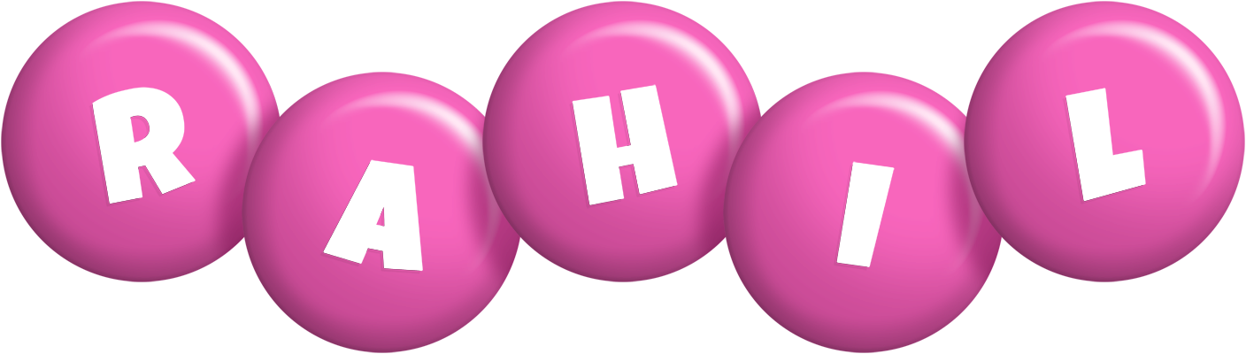 Rahil candy-pink logo