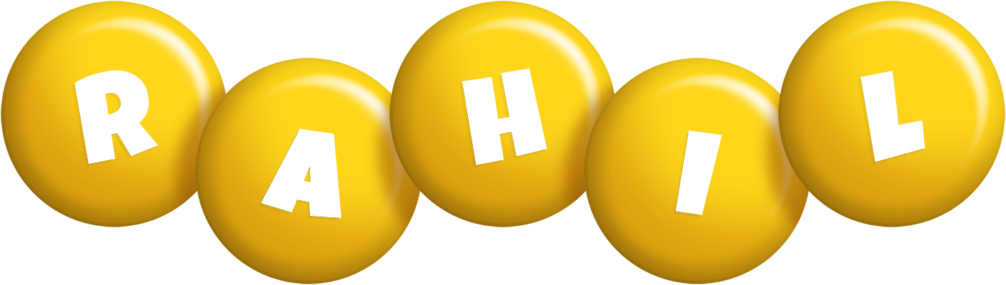 Rahil candy-yellow logo