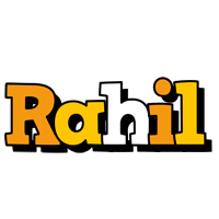 Rahil cartoon logo