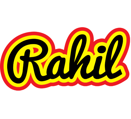 Rahil flaming logo