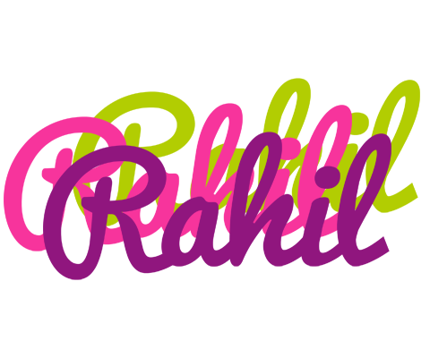 Rahil flowers logo