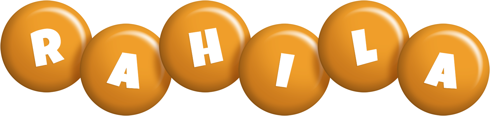 Rahila candy-orange logo