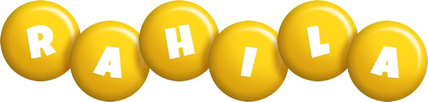 Rahila candy-yellow logo