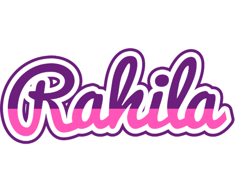 Rahila cheerful logo