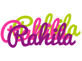 Rahila flowers logo