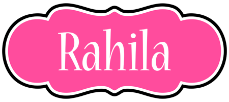 Rahila invitation logo