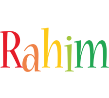 Rahim birthday logo